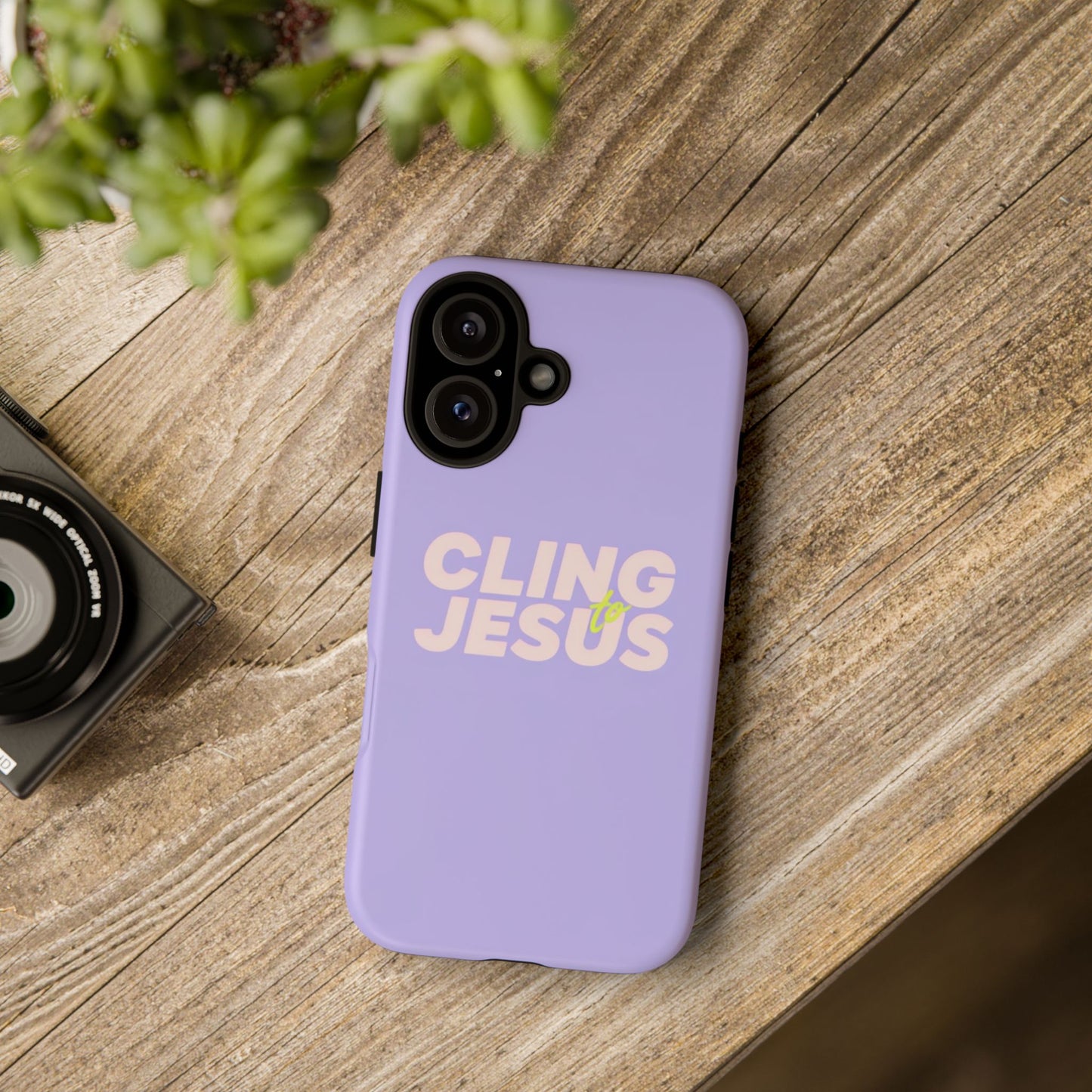Cling to Jesus Phone Case - Tough Cases for Faithful Protection