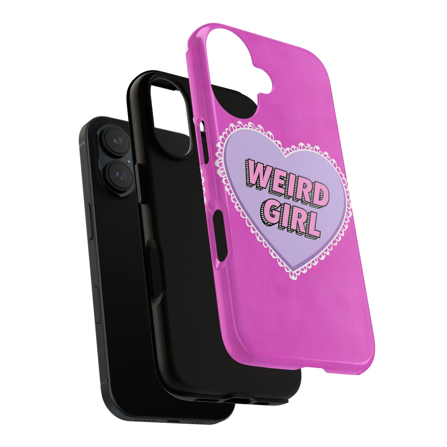 Weird Girl Phone Case - Cute & Quirky Tough Case for Unique Personalities