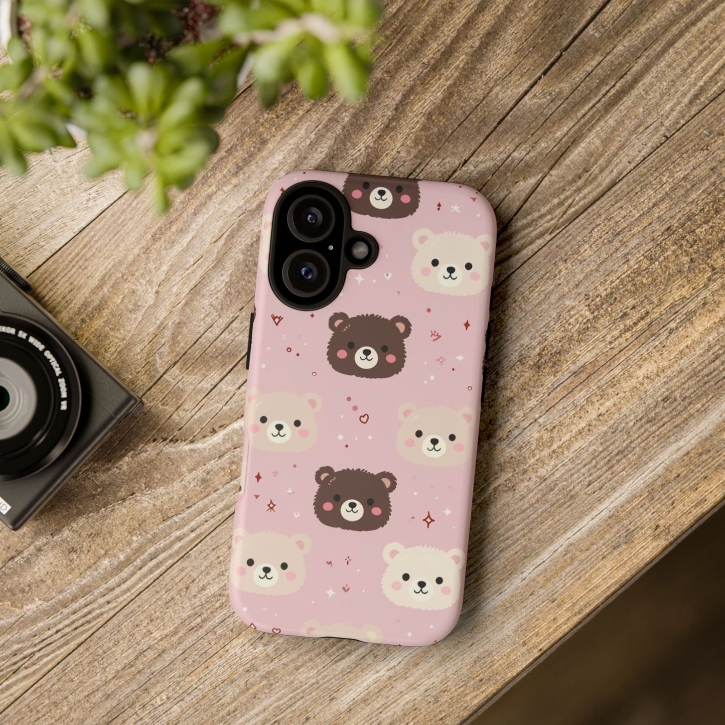 Cute Bear Phone Case - Tough Cases for Kids and Animal Lovers