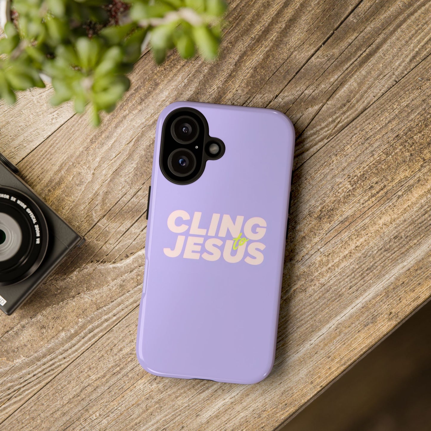 Cling to Jesus Phone Case - Tough Cases for Faithful Protection