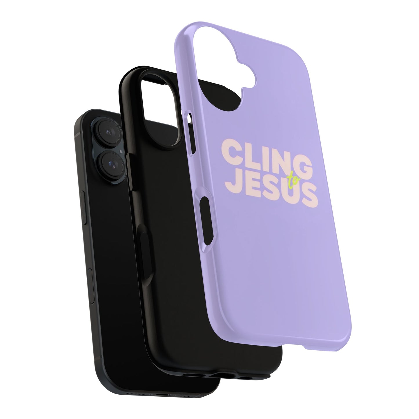 Cling to Jesus Phone Case - Tough Cases for Faithful Protection
