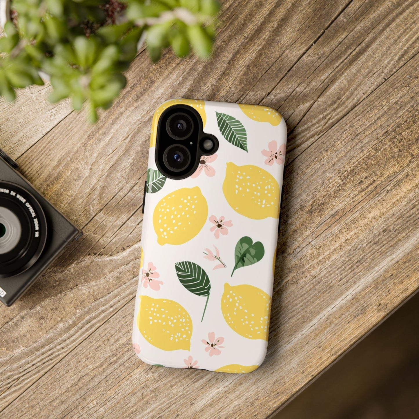Lemon Floral Phone Case