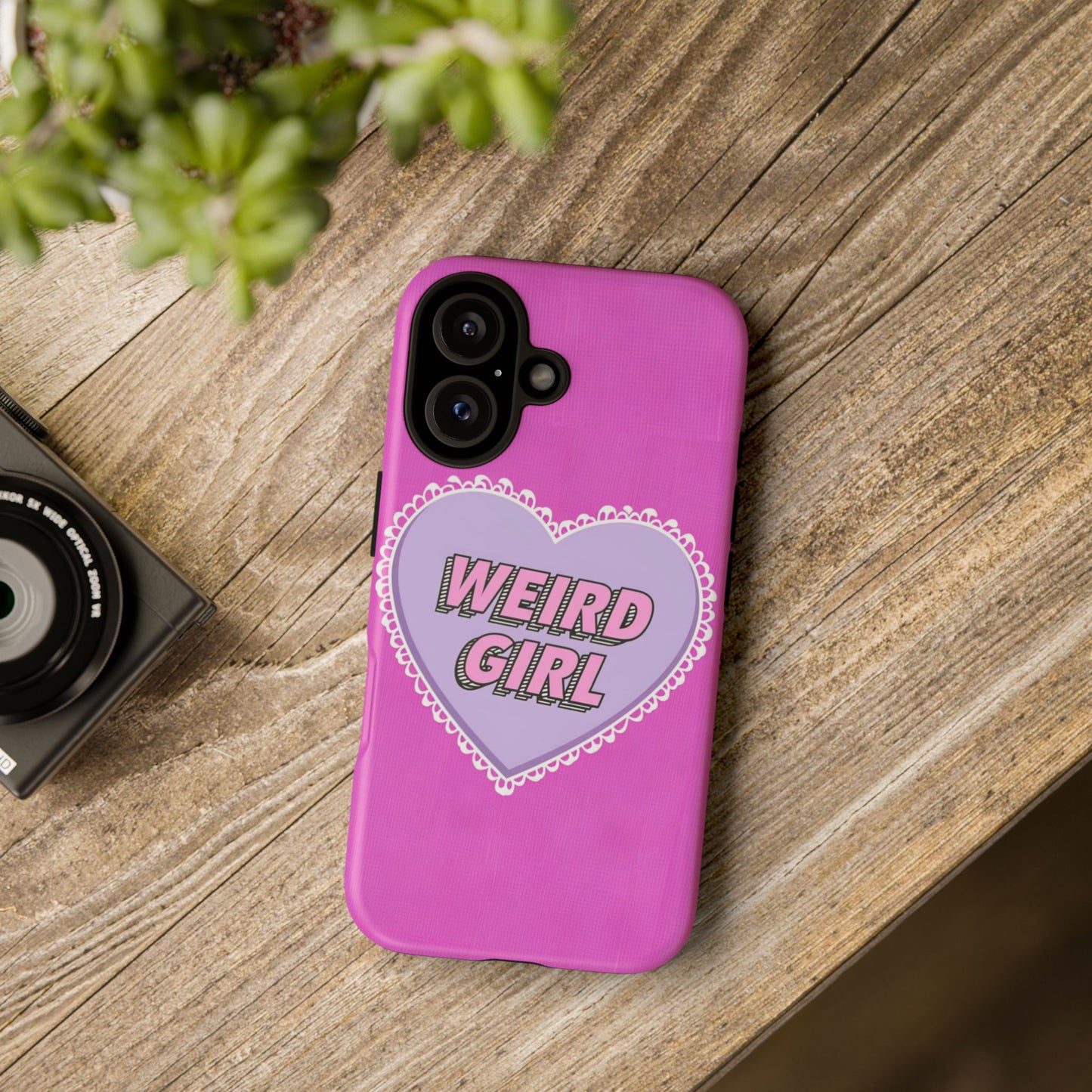 Weird Girl Phone Case - Cute & Quirky Tough Case for Unique Personalities
