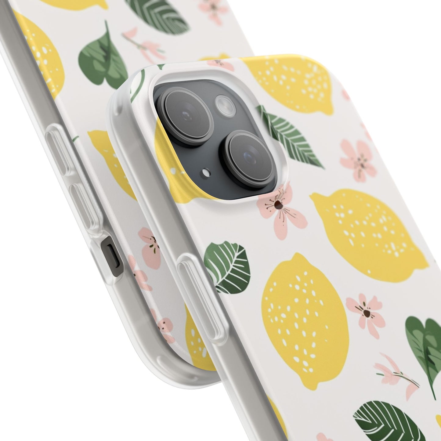 Lemon Blossom Flexi Case - Stylish Phone Protection with Floral Design