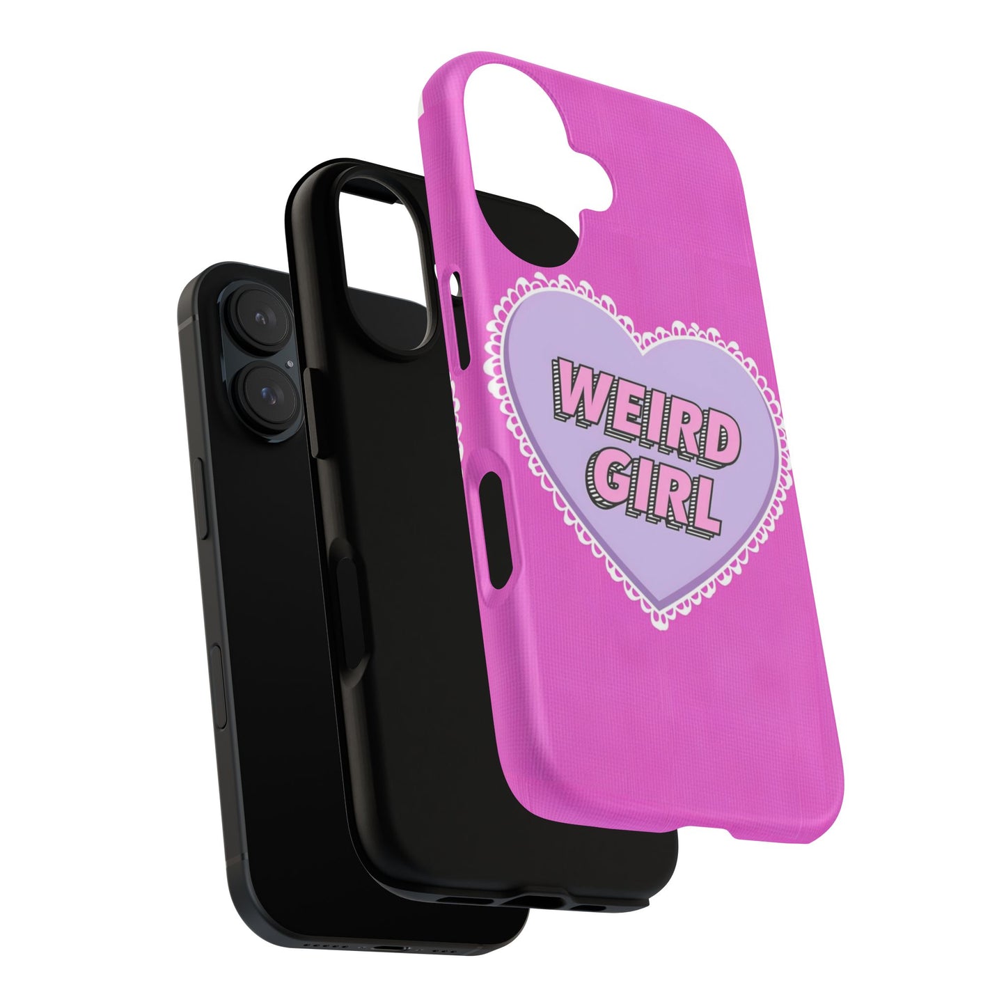 Weird Girl Phone Case - Cute & Quirky Tough Case for Unique Personalities