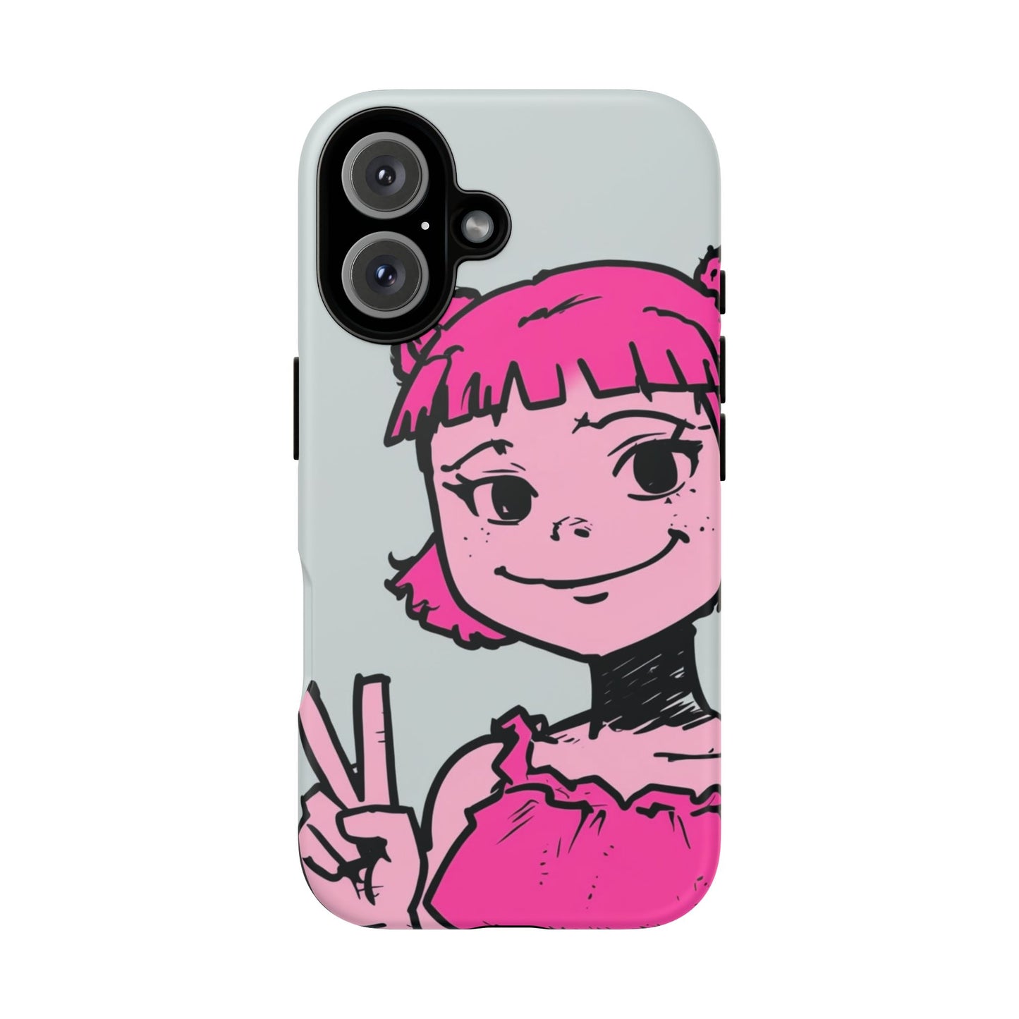 Stylish Phone Case with Playful Cartoon Design