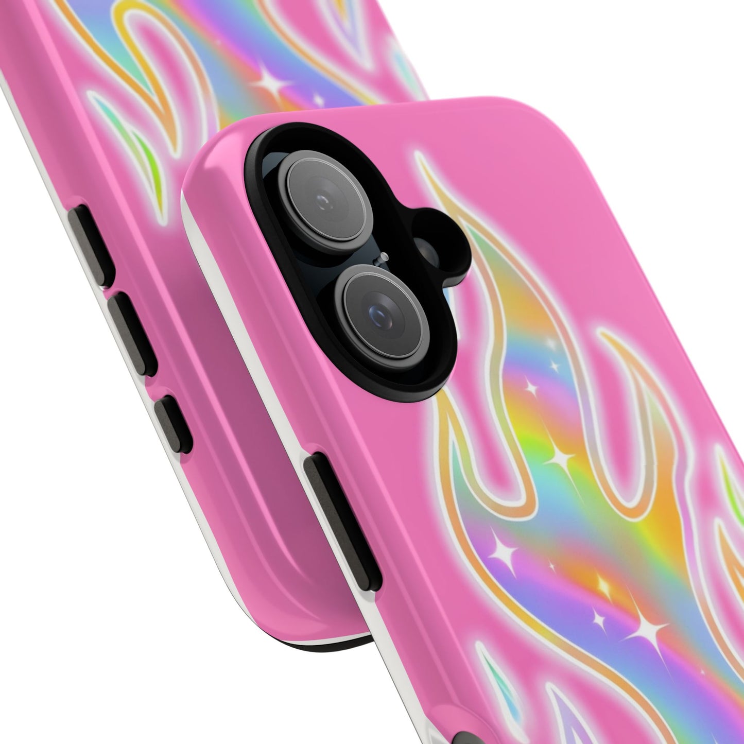 Colorful Flame Phone Case - Tough Cases for Trendy Style
