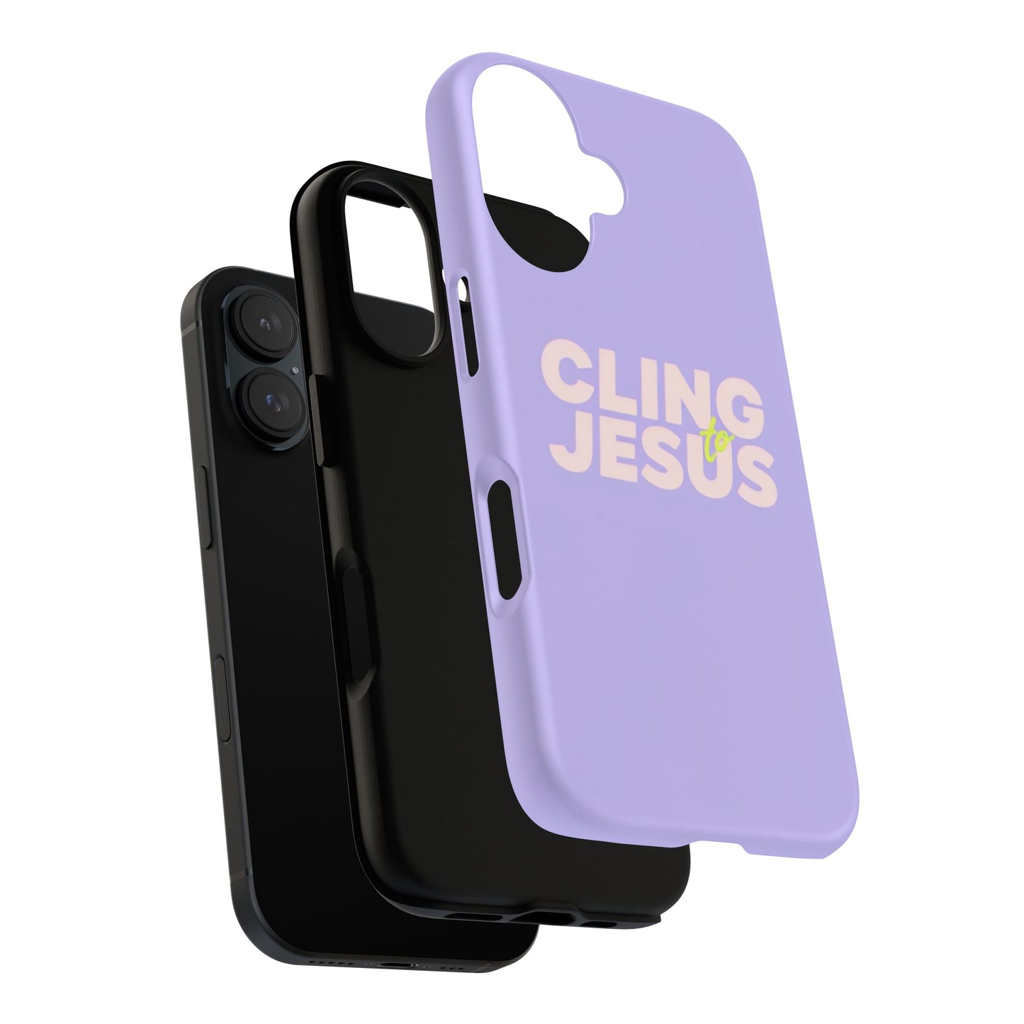 Cling to Jesus Phone Case - Tough Cases for Faithful Protection