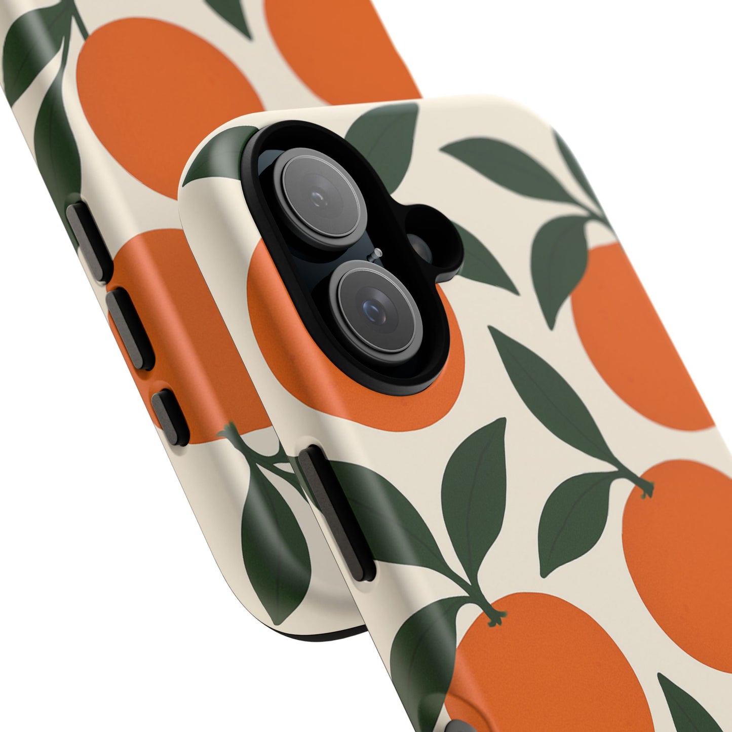 Orange Floral Phone Case
