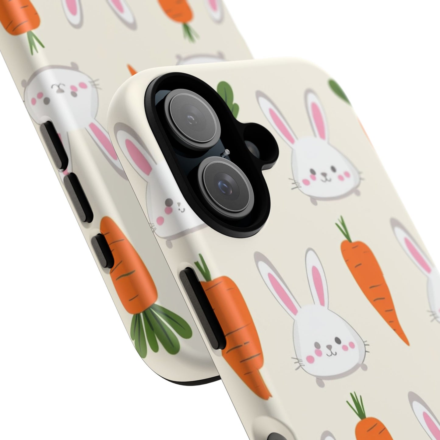 Cute Bunny & Carrot Phone Case - Tough Cases for Easter & Spring