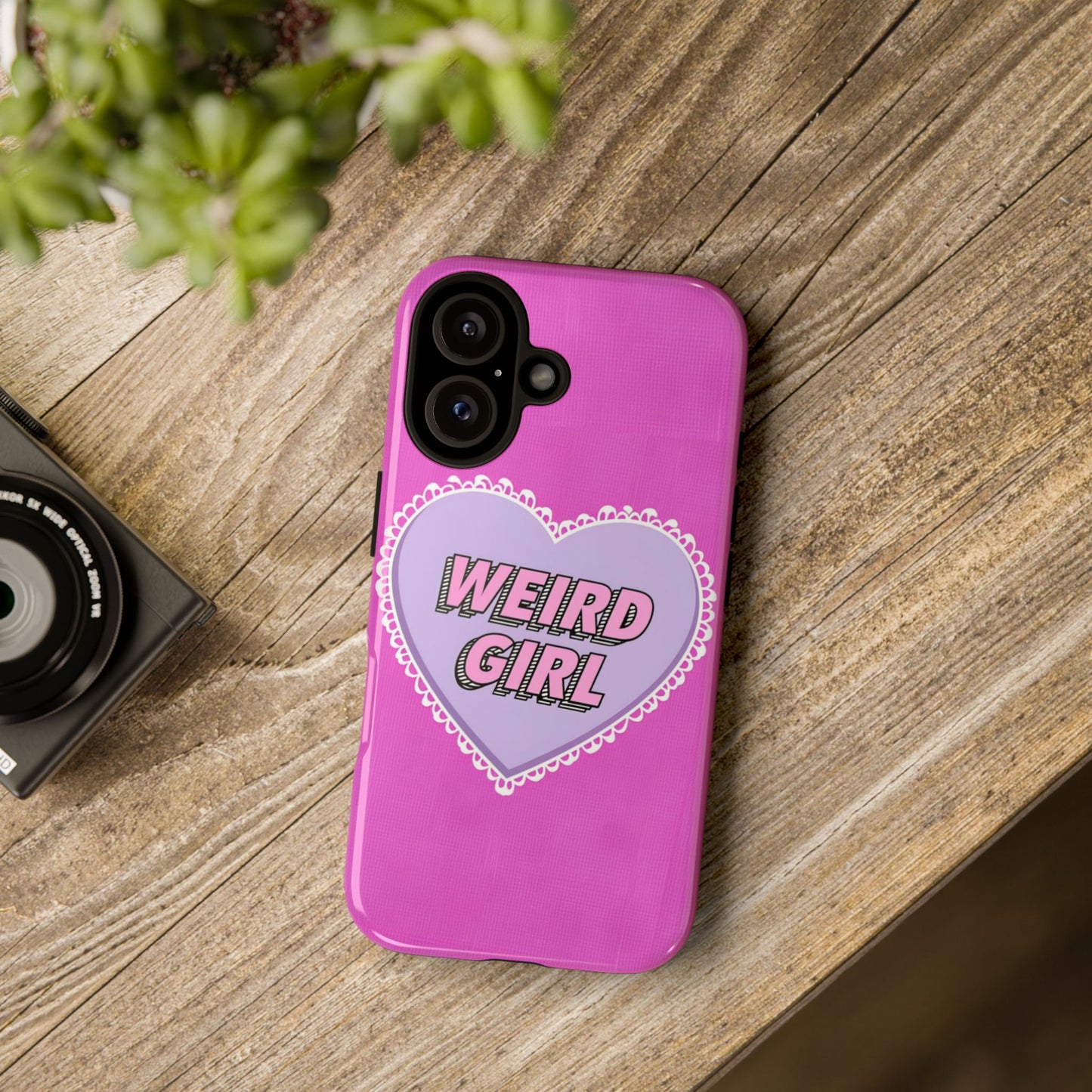 Weird Girl Phone Case - Cute & Quirky Tough Case for Unique Personalities