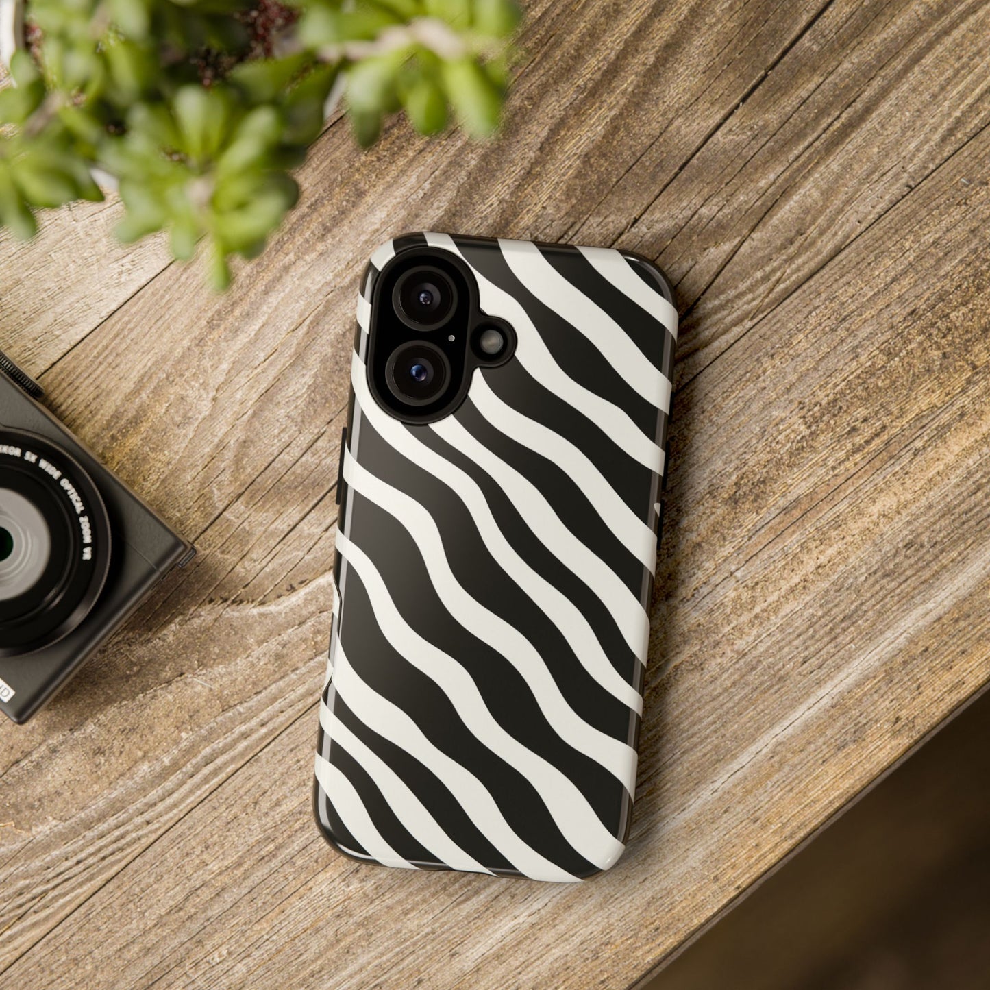 Zebra Wave Phone Case