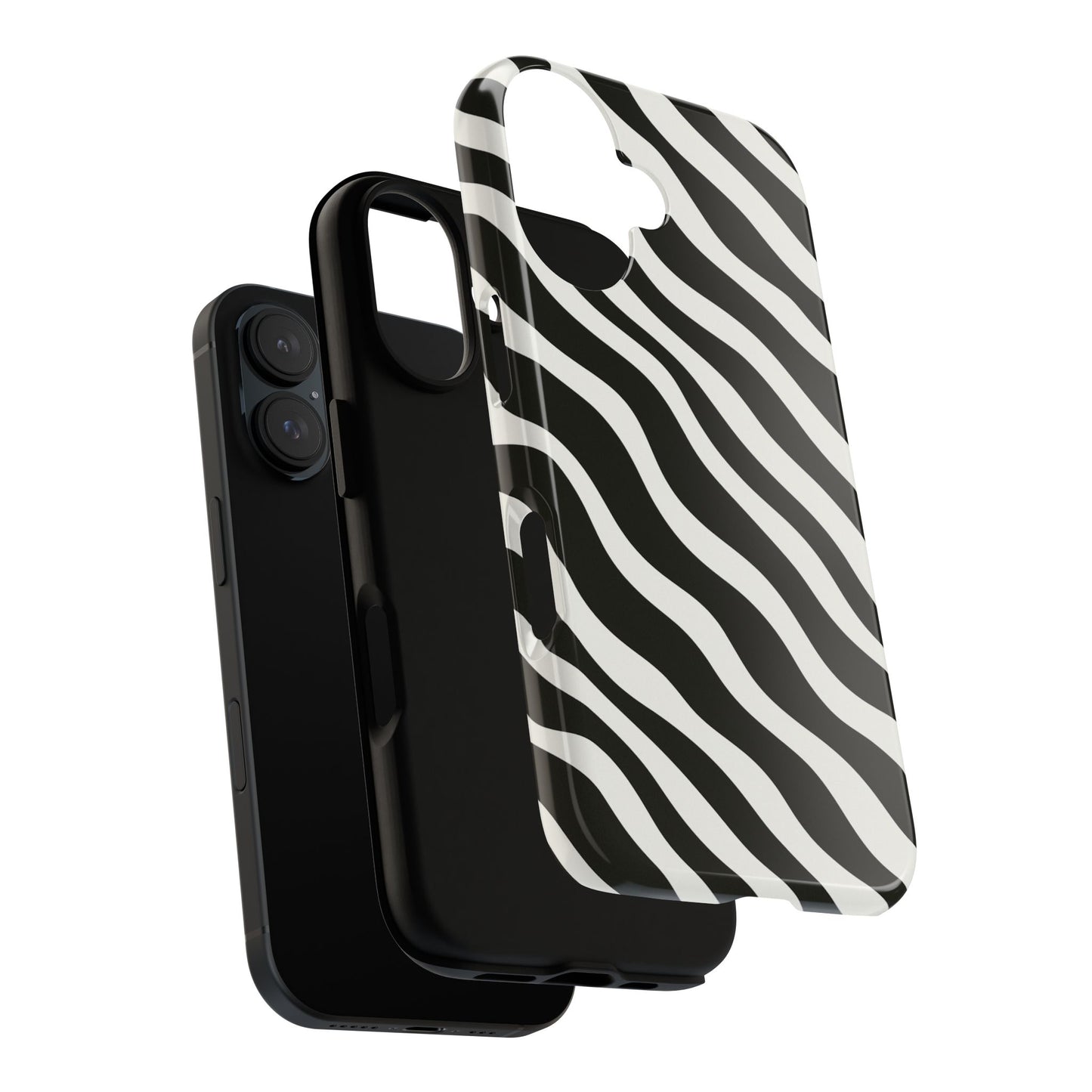 Zebra Wave Phone Case