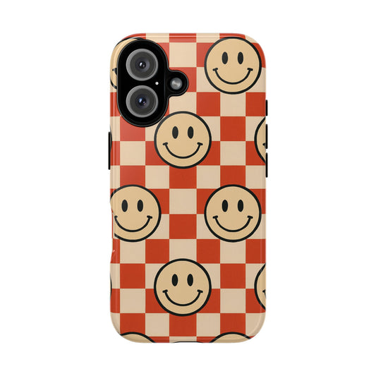 Smiley Checkerboard Phone Case