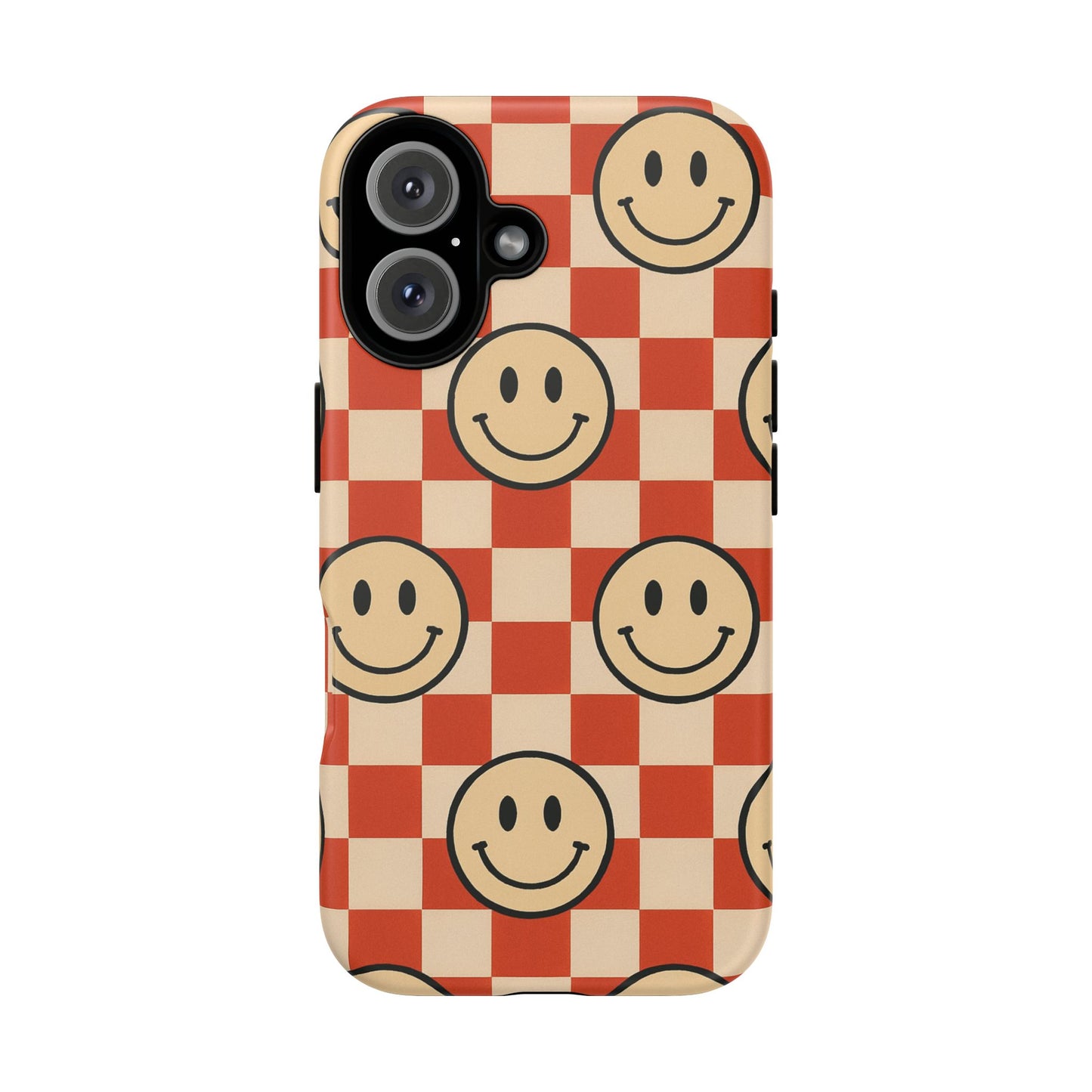 Smiley Checkerboard Phone Case