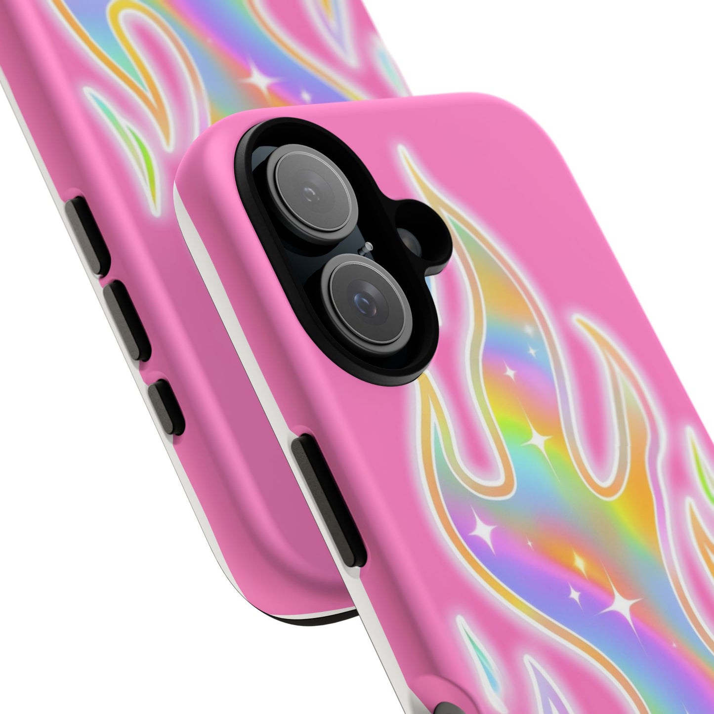 Colorful Flame Phone Case - Tough Cases for Trendy Style