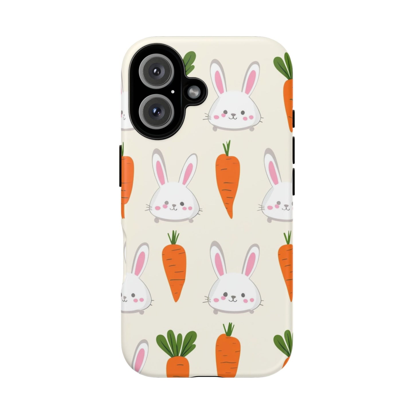 Cute Bunny & Carrot Phone Case - Tough Cases for Easter & Spring