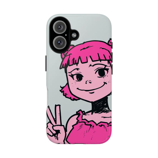 Stylish Phone Case with Playful Cartoon Design