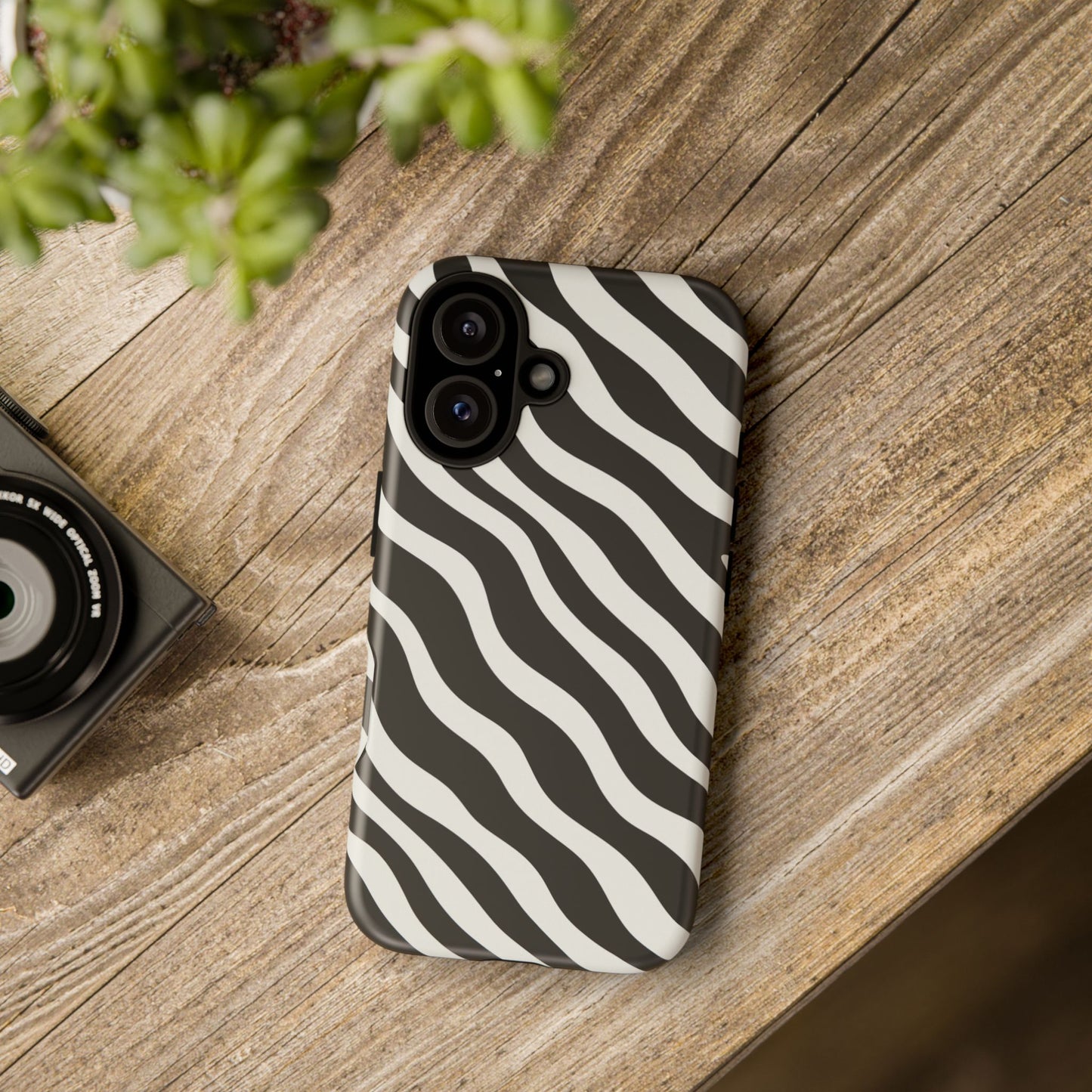 Zebra Wave Phone Case