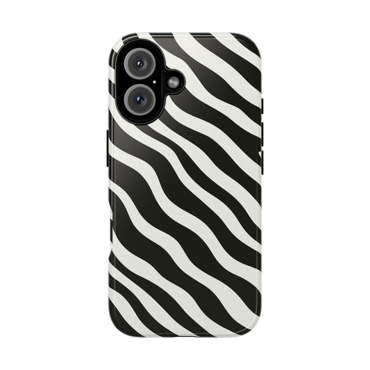 Zebra Wave Phone Case